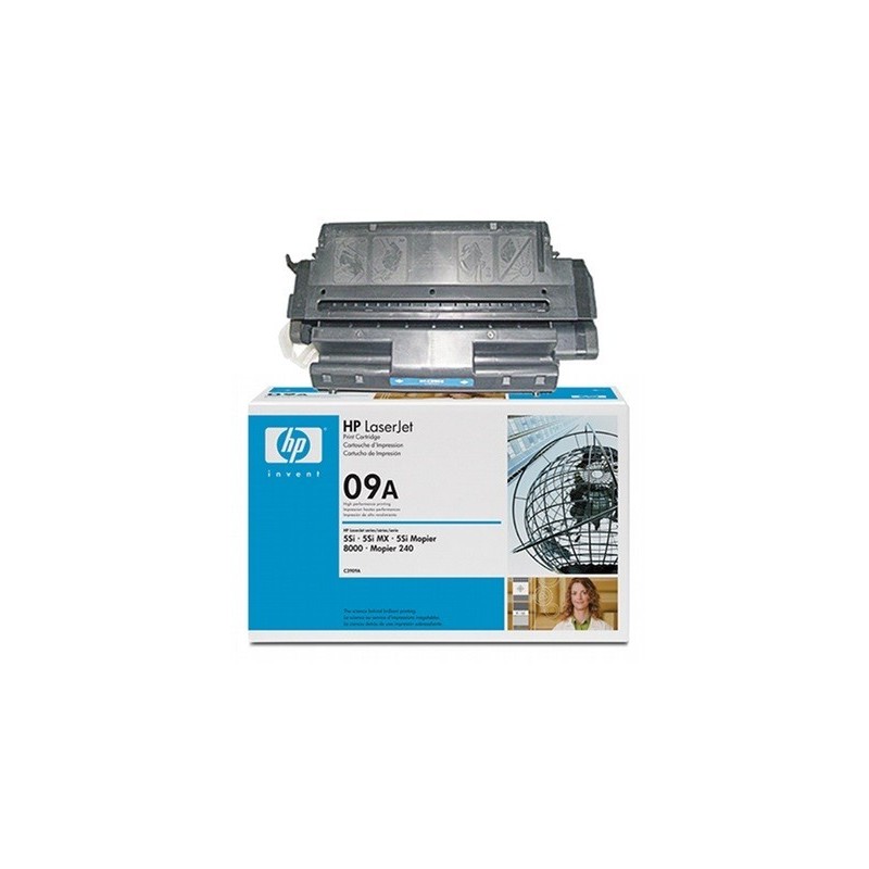 Toner HP pour LaserJet 5Si/8000... (09A), Toner Express : achat en ligne de Toner HP pour LaserJet 5Si/8000... (09A) pour imprim