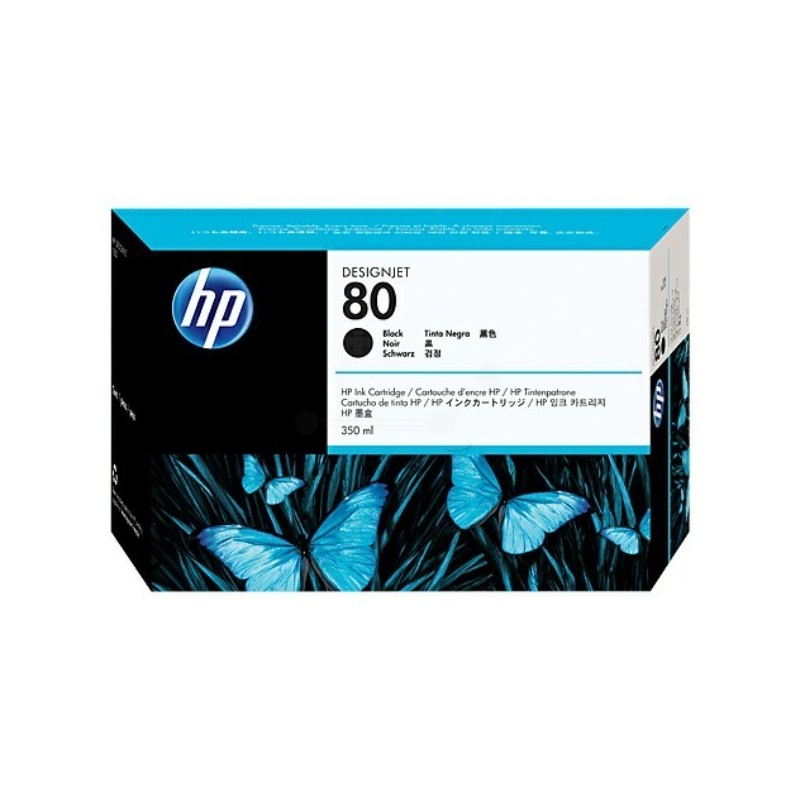 Réservoir Encre Noire HP pour Designjet 1050c ... (N°80), Toner Express : achat en ligne de Réservoir Encre Noire HP pour Design