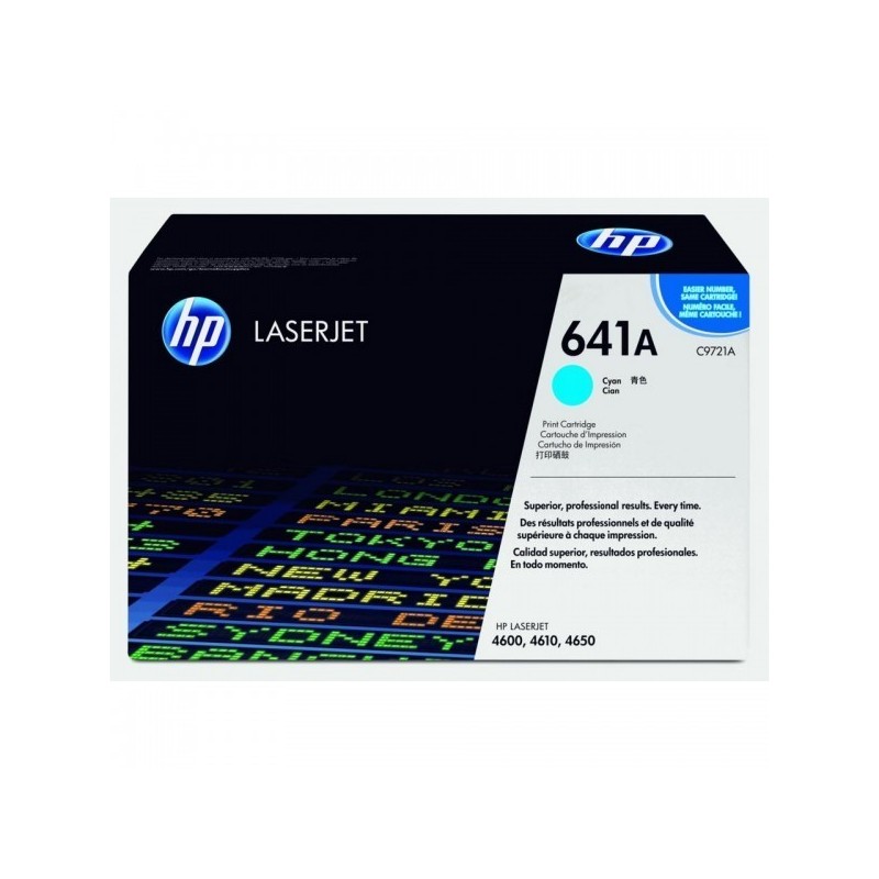 Toner Cyan HP pour Color LaserJet 4600/4650 séries (641A), Toner Express : achat en ligne de Toner Cyan HP pour Color LaserJet 4
