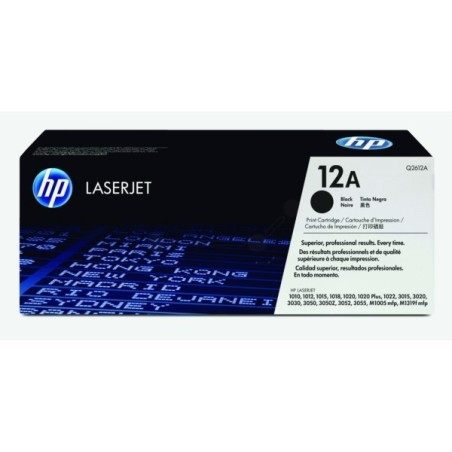 Toner noir HP pour LaserJet 1010/1015/1020/3015... (12A), Toner Express : achat en ligne de Toner noir HP pour LaserJet 1010/101