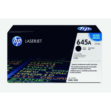 Toner noir HP pour Color LaserJet 5500 - 5550 (645A), Toner Express : achat en ligne de Toner noir HP pour Color LaserJet 5500 -