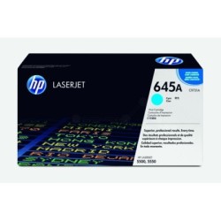 Toner Cyan HP pour Color LaserJet 5500 -5550 (645A), Toner Express : achat en ligne de Toner Cyan HP pour Color LaserJet 5500 -5