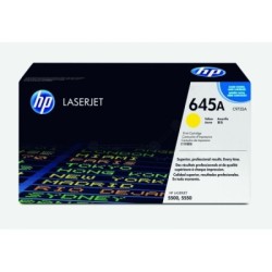 Toner Jaune HP pour Color LaserJet 5500 - 5550 (645A), Toner Express : achat en ligne de Toner Jaune HP pour Color LaserJet 5500