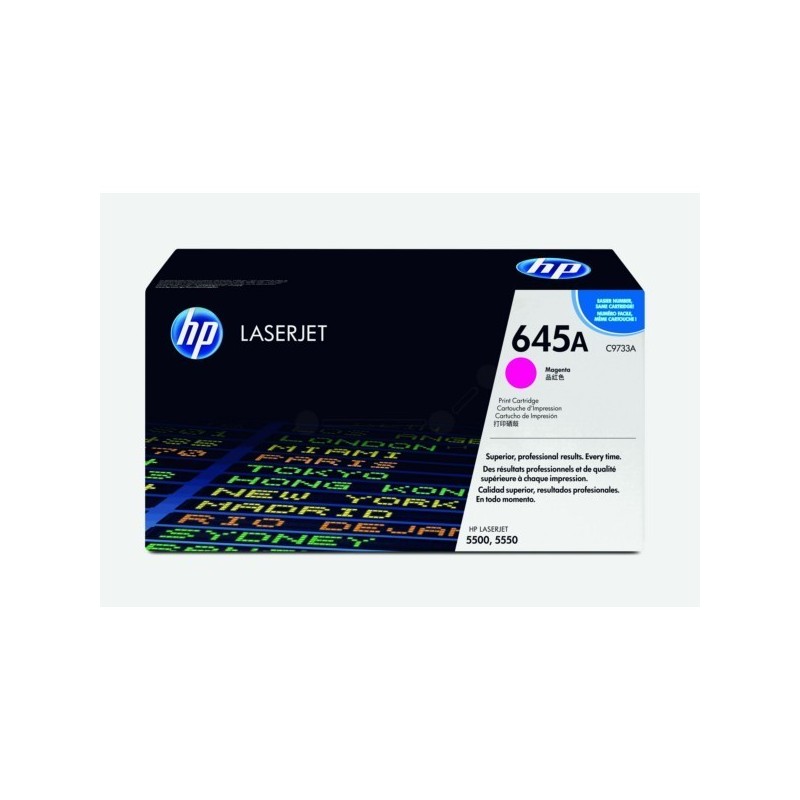 Toner Magenta HP pour Color LaserJet 5500 - 5550 (645A), Toner Express : achat en ligne de Toner Magenta HP pour Color LaserJet 