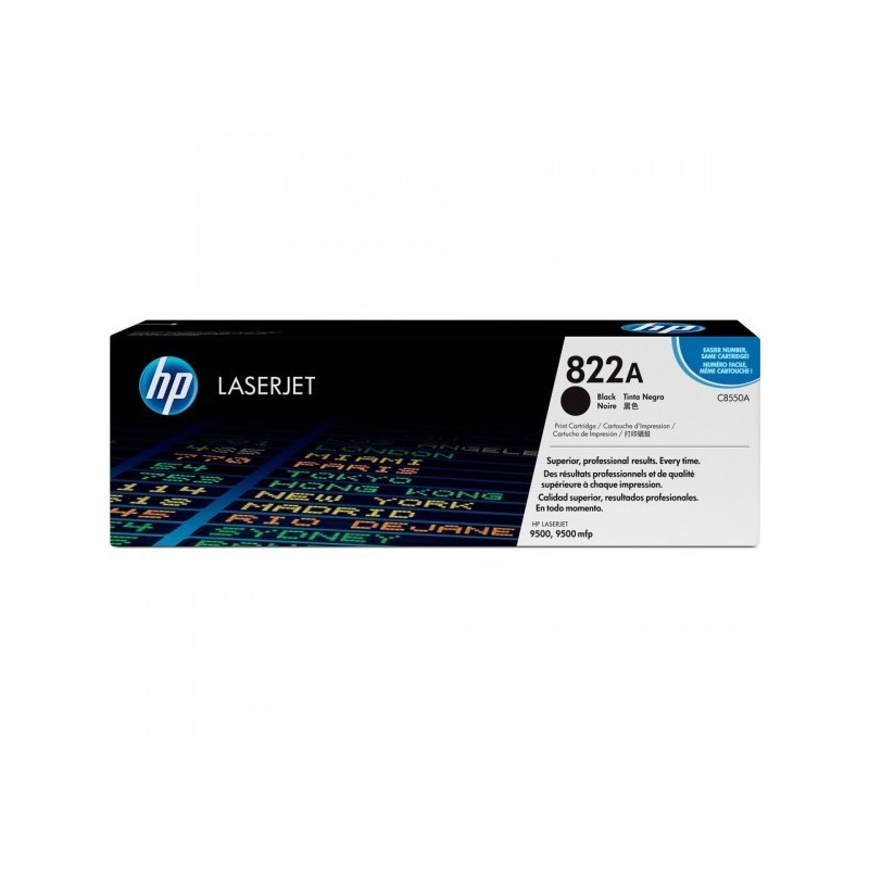 Toner Noir HP pour Color LaserJet 9500 (822A), Toner Express : achat en ligne de Toner Noir HP pour Color LaserJet 9500 (822A) p