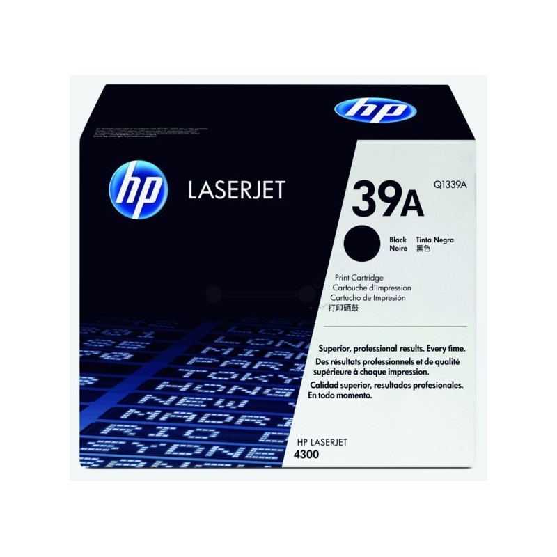 Toner HP pour LaserJet 4300 (39A), Toner Express : achat en ligne de Toner HP pour LaserJet 4300 (39A) pour imprimante