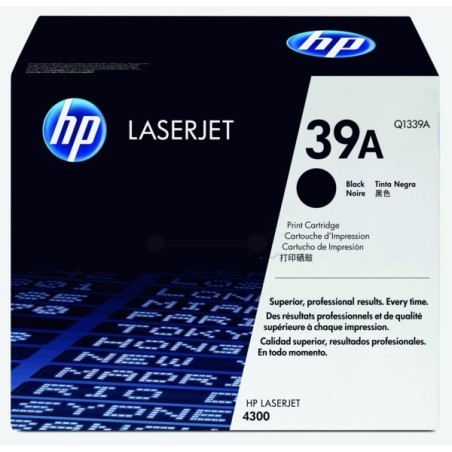 Toner HP pour LaserJet 4300 (39A), Toner Express : achat en ligne de Toner HP pour LaserJet 4300 (39A) pour imprimante