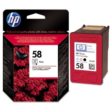 Cartouche Photo HP pour Deskjet 3600 ...  (N°58), Toner Express : achat en ligne de Cartouche Photo HP pour Deskjet 3600 ...  (N