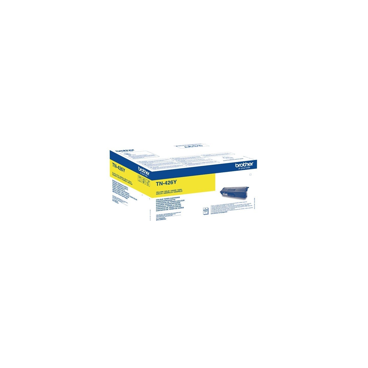 Toner jaune Brother extra haute capacité pour HL L8360.. / L8900 ... (TN426Y)