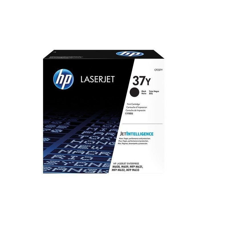 Toner noir HP pour LaserJet Enterprise  M608 / M609... (37Y) - 41 000 pages