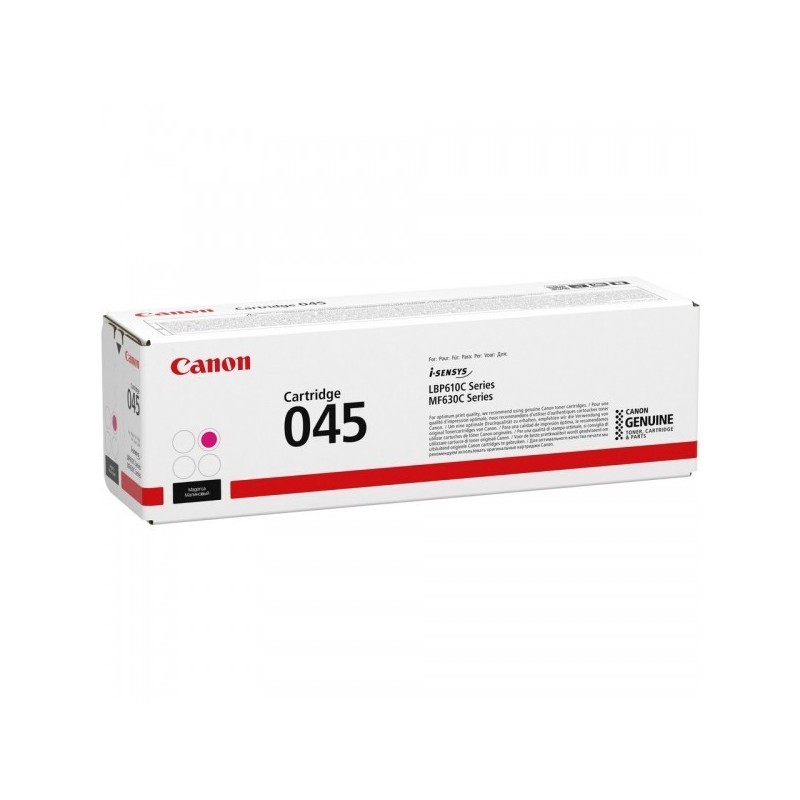 Cartouche Toner Magenta CANON pour Imprimante Laser (N°045M) - Capacité 1300 pages