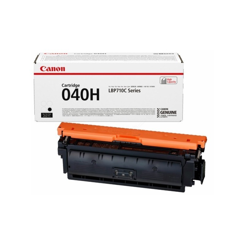 Cartouche Toner Noir Haute Capacité CANON pour Imprimante Laser (N°040HBK) (CRG040NH) - Capacité 12 500 pages