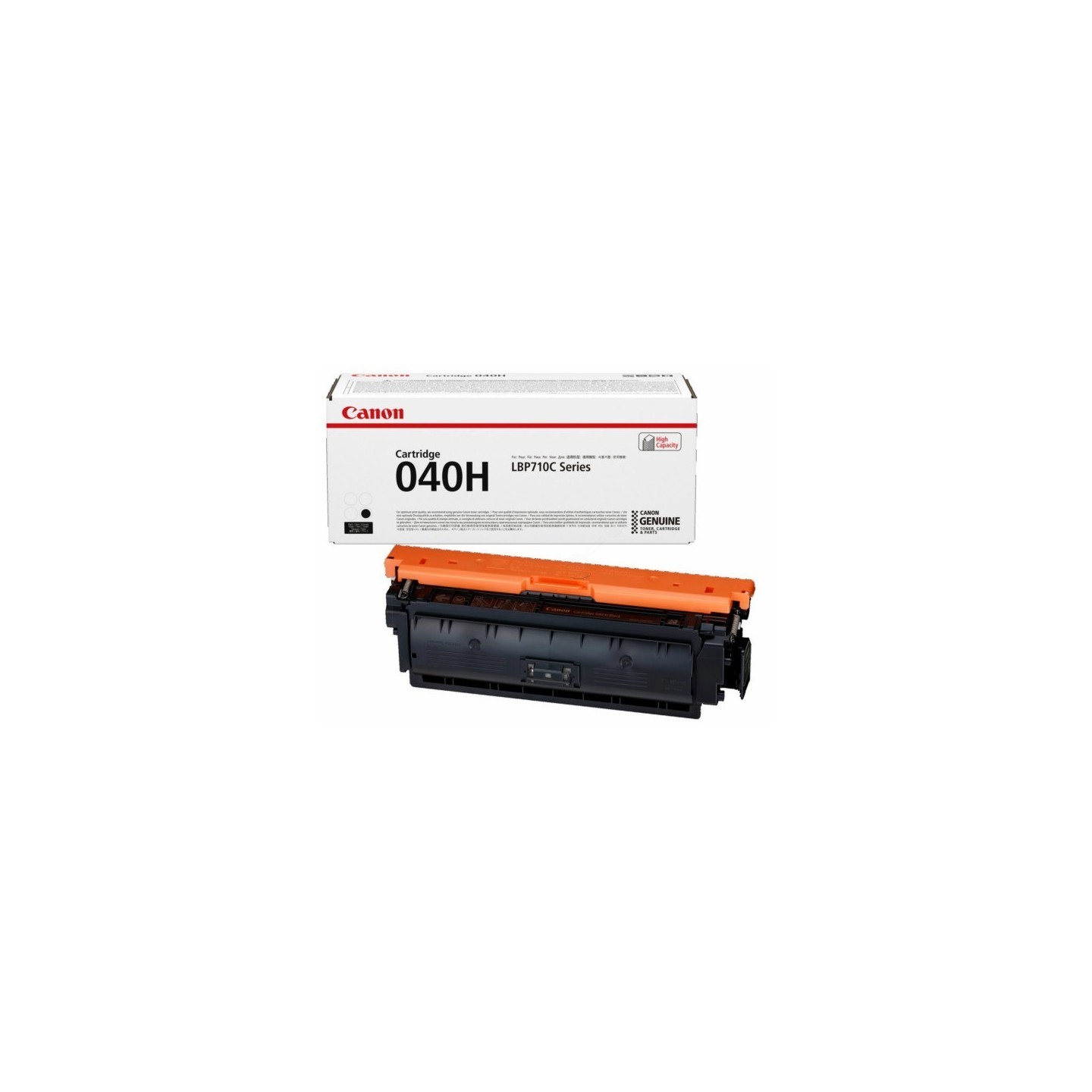 Cartouche Toner Noir Haute Capacité CANON pour Imprimante Laser (N°040HBK) (CRG040NH) - Capacité 12 500 pages