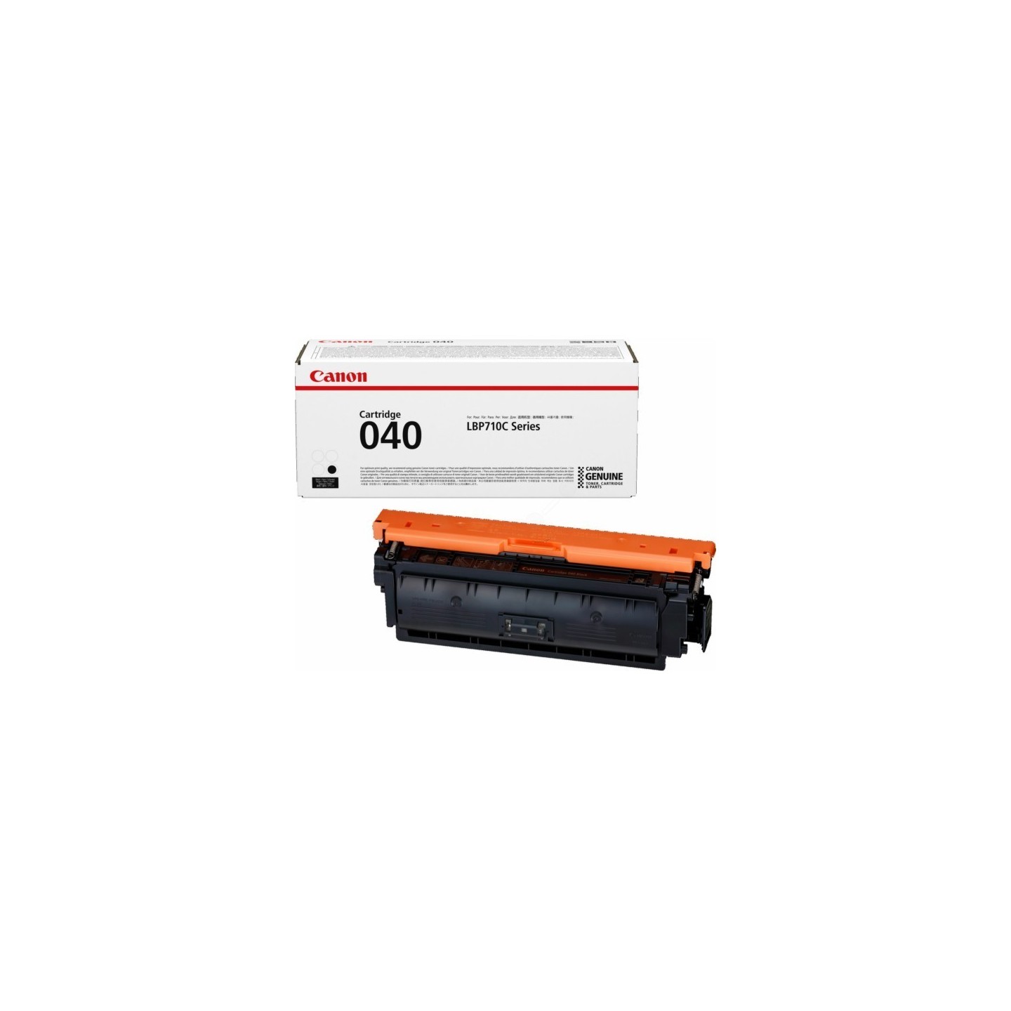 Cartouche Toner Noir CANON pour Imprimante Laser (N°040BK) (CRG040BK) - Capacité 6 300 pages