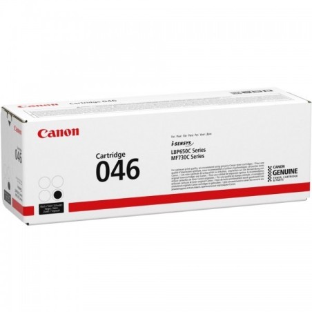 Cartouche Toner Noir CANON pour Imprimante Laser (N°046BK) (CRG046N) - Capacité 2 200 pages