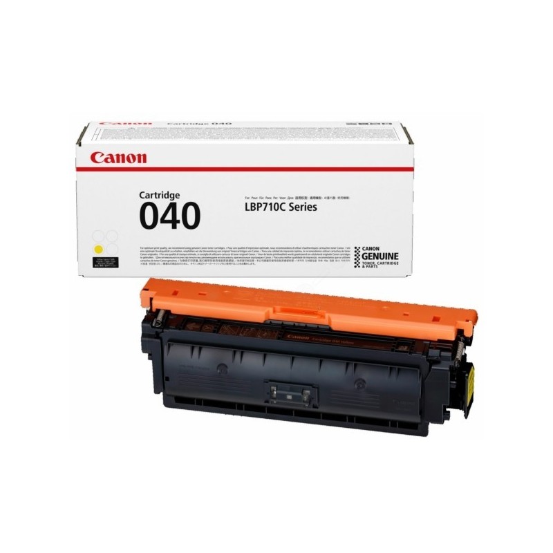 Cartouche Toner Jaune CANON pour Imprimante Laser (N°040Y) (CRG040Y) - Capacité 5 400 pages