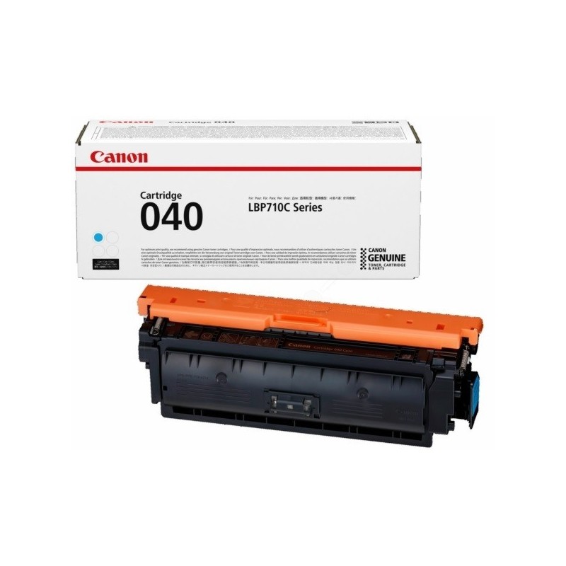 Cartouche Toner Cyan CANON pour Imprimante Laser (N°040C) (CRG040C) - Capacité 5 400 pages