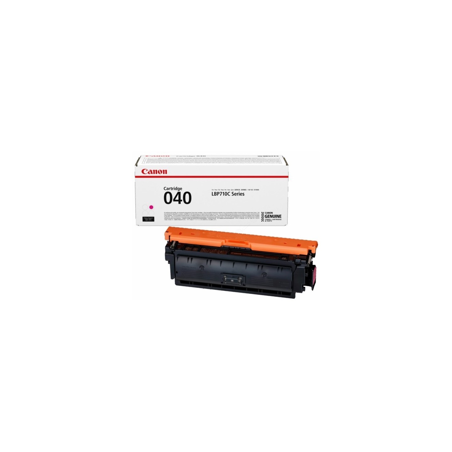 Cartouche Toner Magenta CANON pour Imprimante Laser (N°040M) (CRG040M) - Capacité 5 400 pages