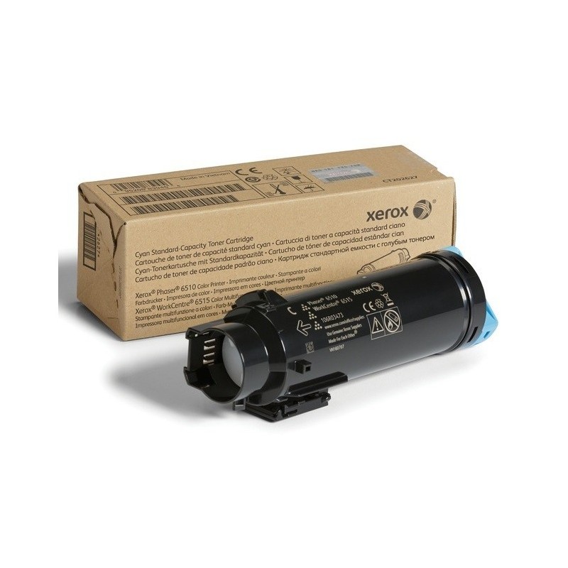Cartouche de toner Cyan Xerox PHASER 6510 / WORKCENTRE 6515 capacité standard (1 000 Pages)