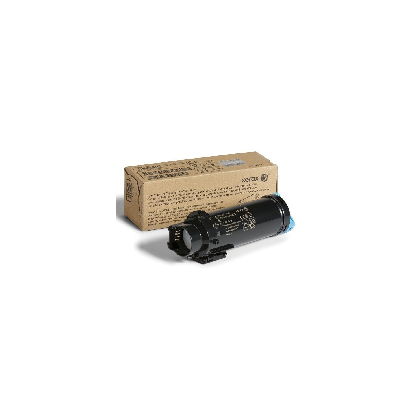 Cartouche de toner Cyan Xerox PHASER 6510 / WORKCENTRE 6515 capacité standard (1 000 Pages)