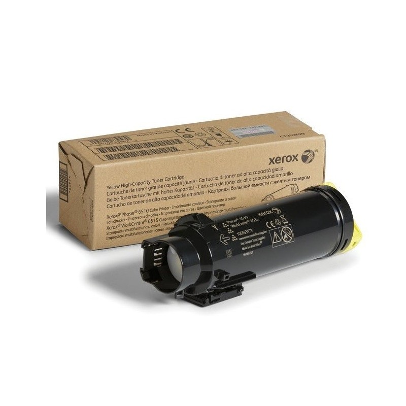 Cartouche de toner Jaune Xerox PHASER 6510 / WORKCENTRE 6515 grande capacité (2 400 Pages)