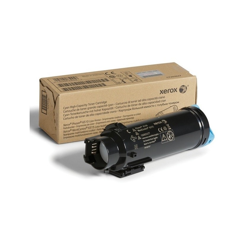 Cartouche de toner Cyan Xerox PHASER 6510 / WORKCENTRE 6515 grande capacité (2 400 pages)