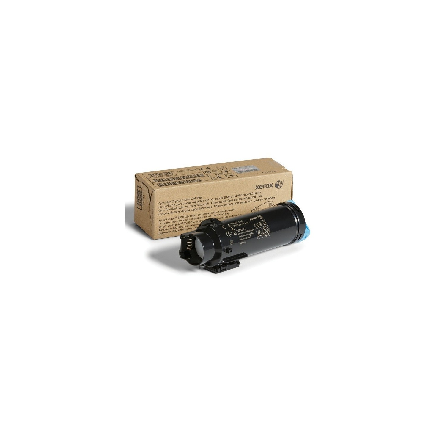 Cartouche de toner Cyan Xerox PHASER 6510 / WORKCENTRE 6515 grande capacité (2 400 pages)