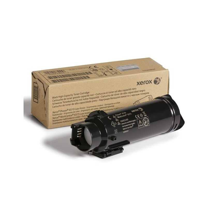 Cartouche de toner noir Xérox PHASER 6510 / WORKCENTRE 6515 grande capacité standard (5 500 Pages)