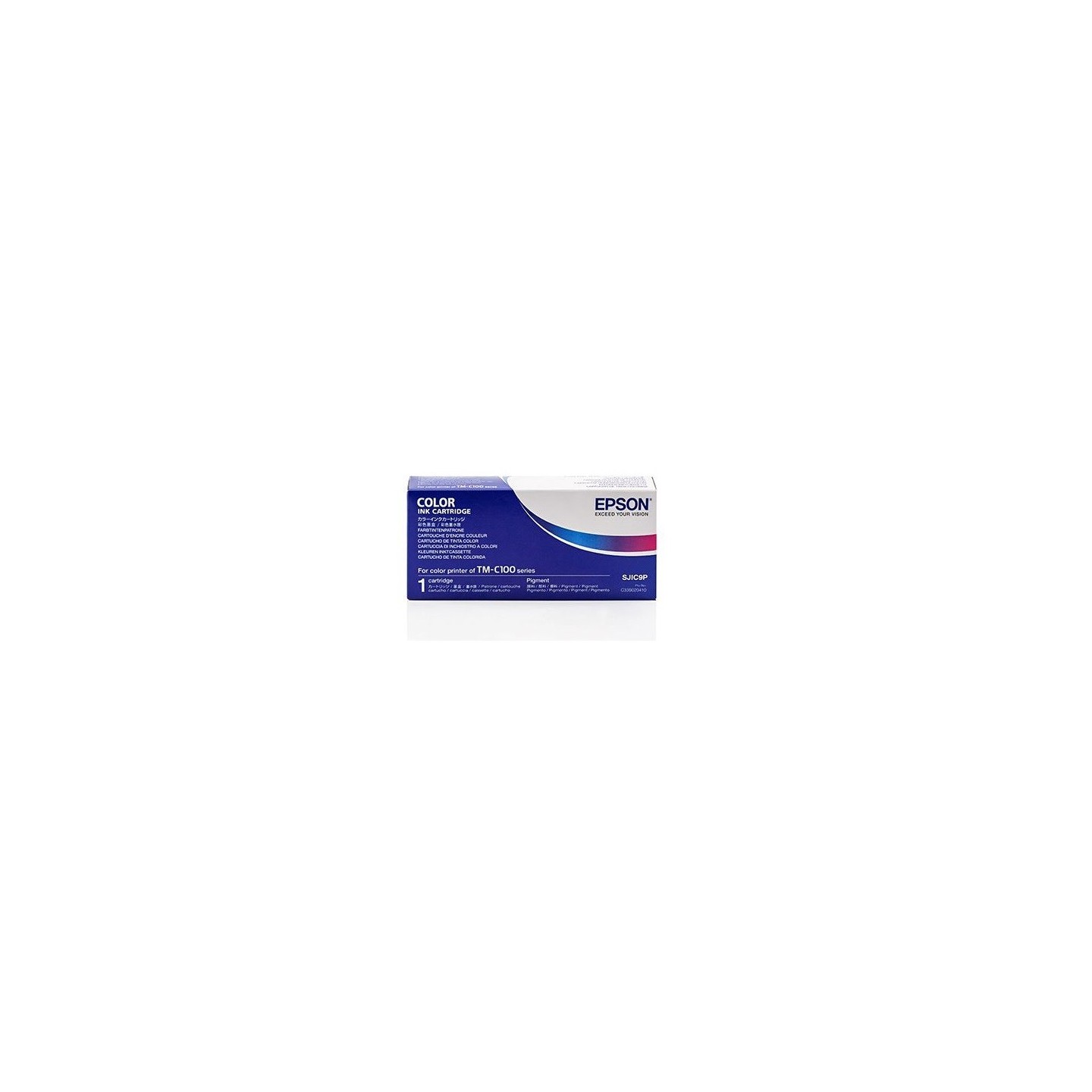 Cartouche Jet d'encre SJIC9P Couleur EPSON (24,8 ml) pour Imprimante TM-C100