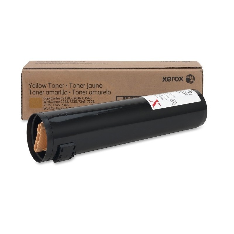 Toner Jaune XEROX pour WorkCentre 7228 / 7235 / 7245..., Toner Express : achat en ligne de Toner Jaune XEROX pour WorkCentre 722