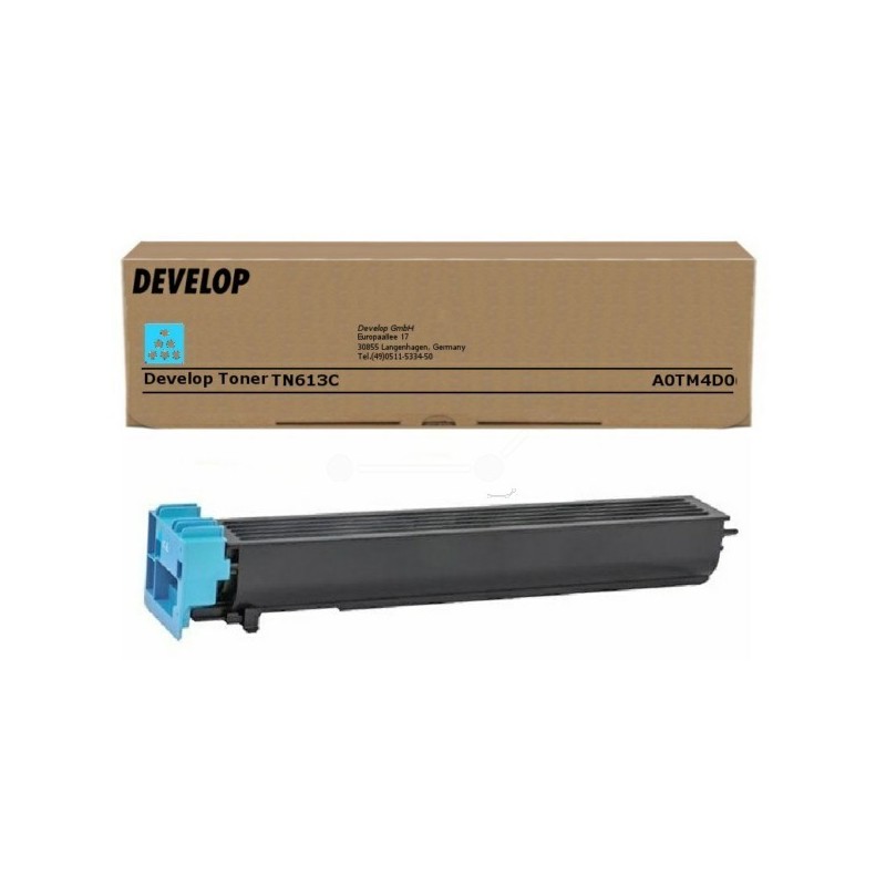 Toner Cyan Develop pour Inéo+452/+552 ... (TN-613C) (30 000 pages)