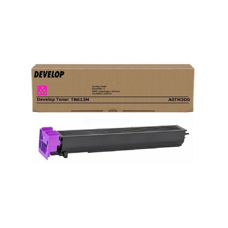 Toner Magenta Develop pour Inéo+452/+552 ... (TN-613M) (30 000 pages)