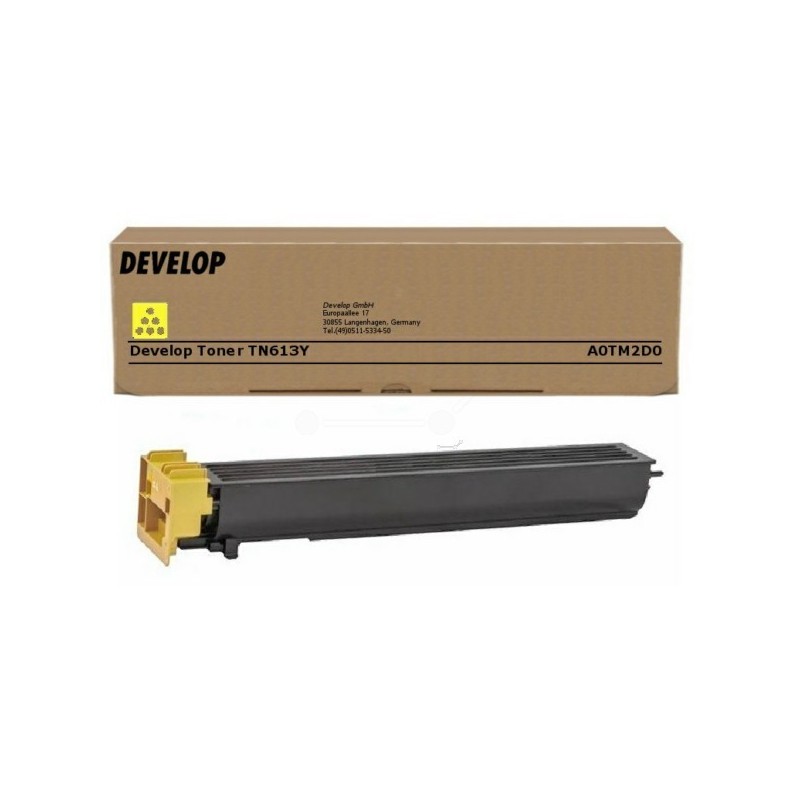 Toner Jaune Develop pour Inéo+452/+552 ... (TN-613Y) (30 000 pages)