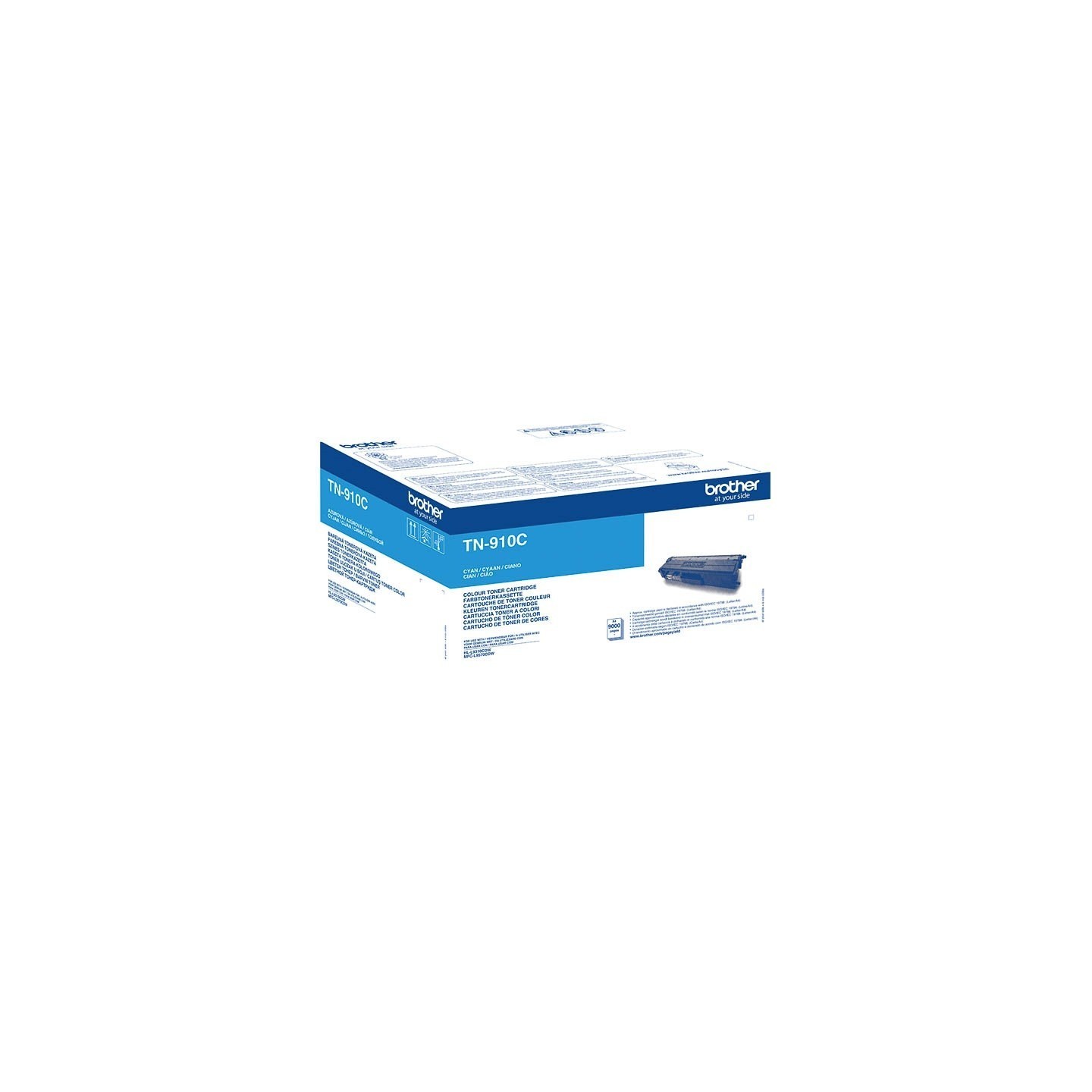 Toner cyan Brother pour HL-L9310CDW/ 9310CDWT/ 9570CDW/ 9570CDWT ... (TN-910C)