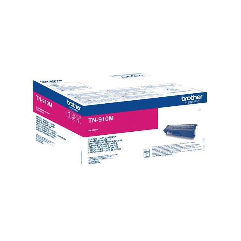 Toner magenta Brother pour HL-L9310CDW/ 9310CDWT/ 9570CDW/ 9570CDWT ... (TN-910M)