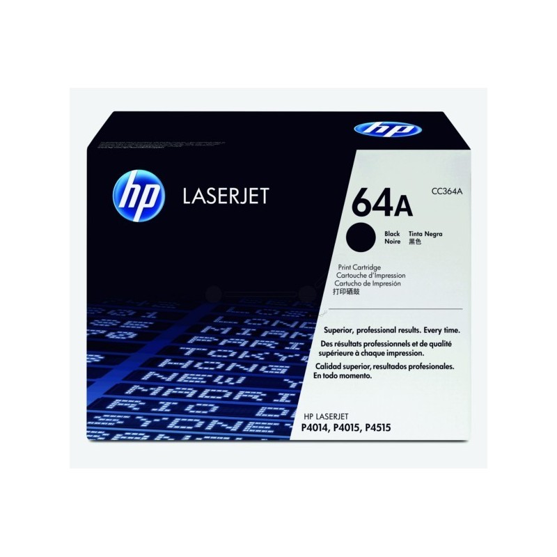 Toner noir HP pour laserjet P4014 / P4015 / P4515... (64A), Toner Express : achat en ligne de Toner noir HP pour laserjet P4014 