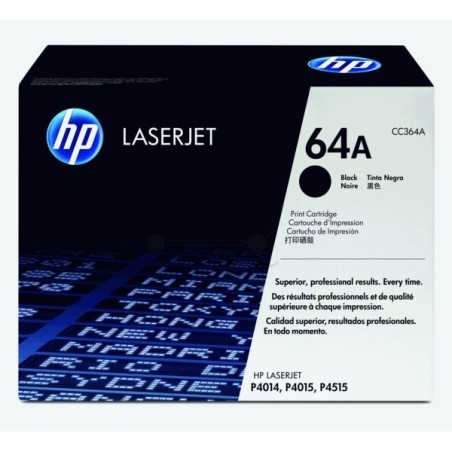 Toner noir HP pour laserjet P4014 / P4015 / P4515... (64A), Toner Express : achat en ligne de Toner noir HP pour laserjet P4014 