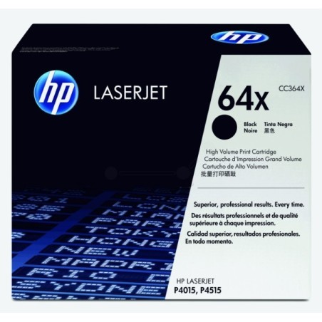 Toner noir haute capacité HP pour laserjet P4015 / P4515... (64X), Toner Express : achat en ligne de Toner noir haute capacité H