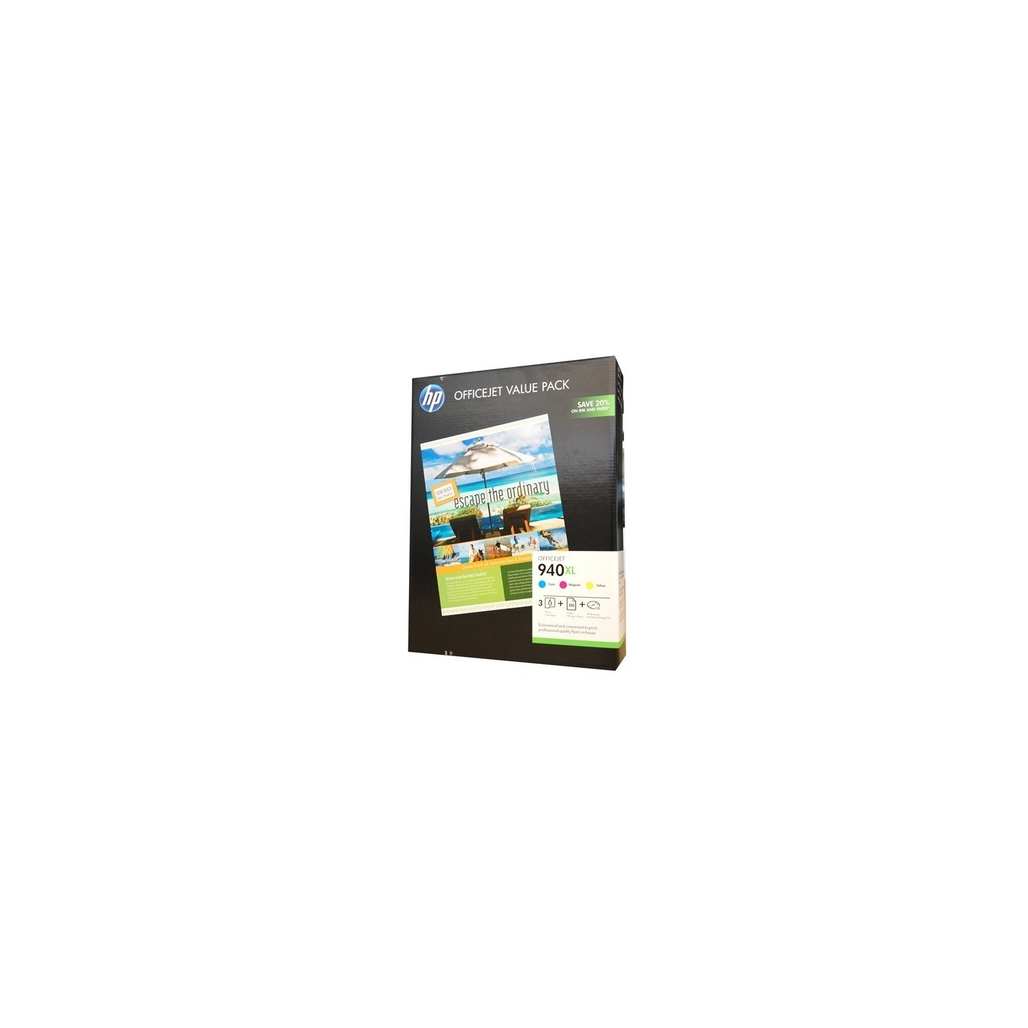 Pack jet d'encre économique pour HP Office Jet Pro 8000 / 8500 .....(N°940XL)