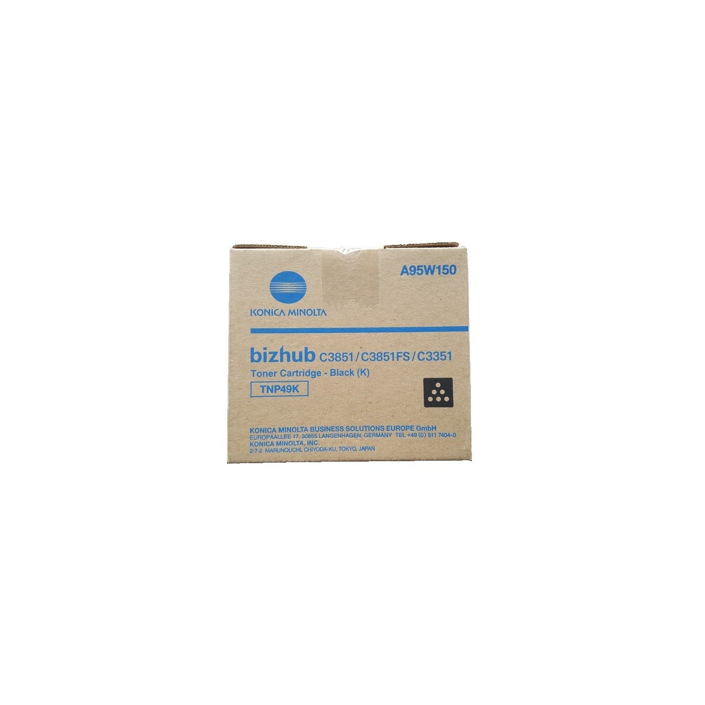 Toner noir Konica Minolta Bizhub C3351, C3851  (TNP49K)
