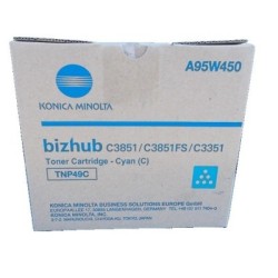 Toner Cyan Konica Minolta Bizhub C3351, C3851  (TNP49C)