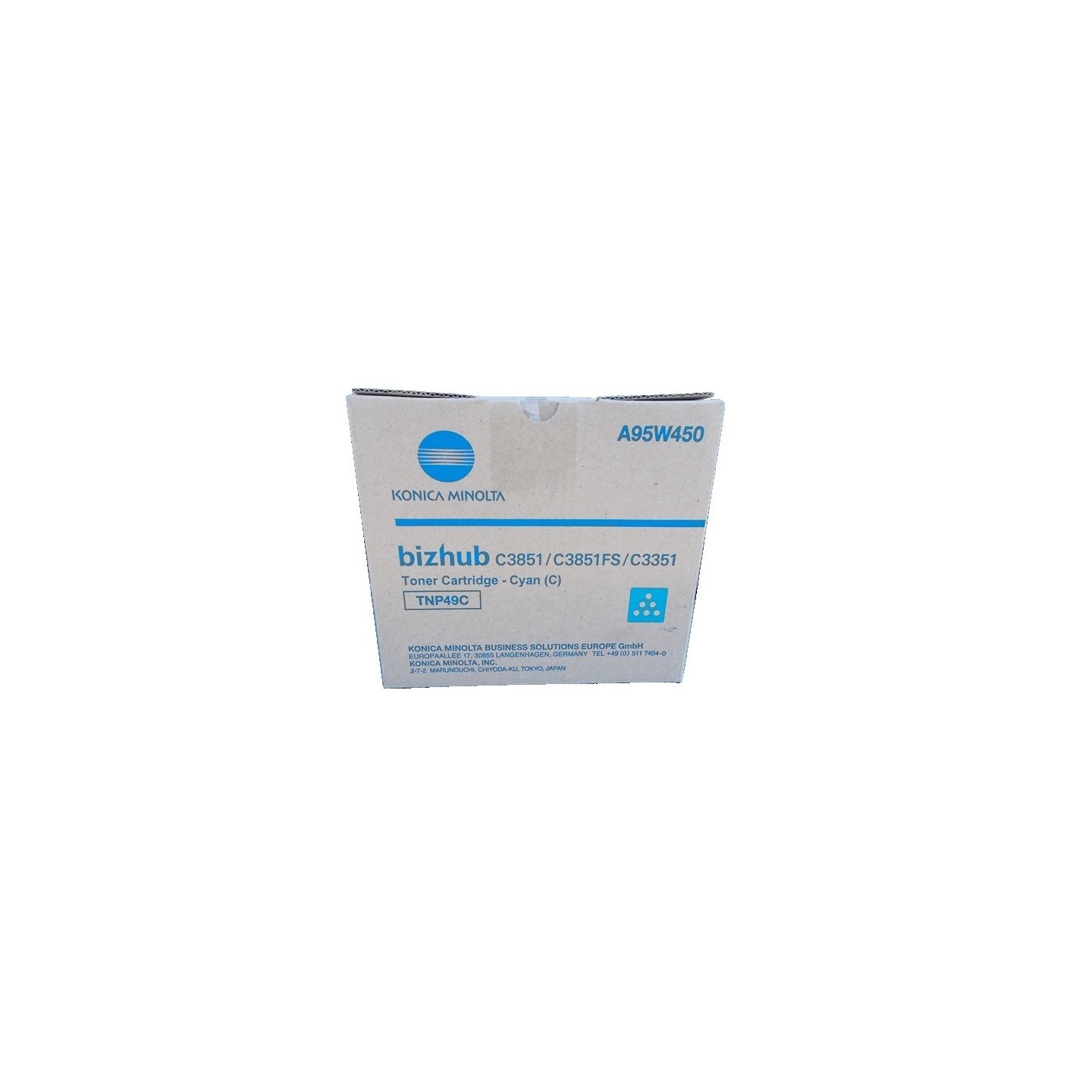 Toner Cyan Konica Minolta Bizhub C3351, C3851  (TNP49C)