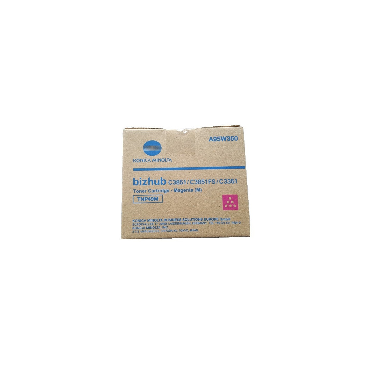Toner Magenta Konica Minolta Bizhub C3351, C3851  (TNP49M)