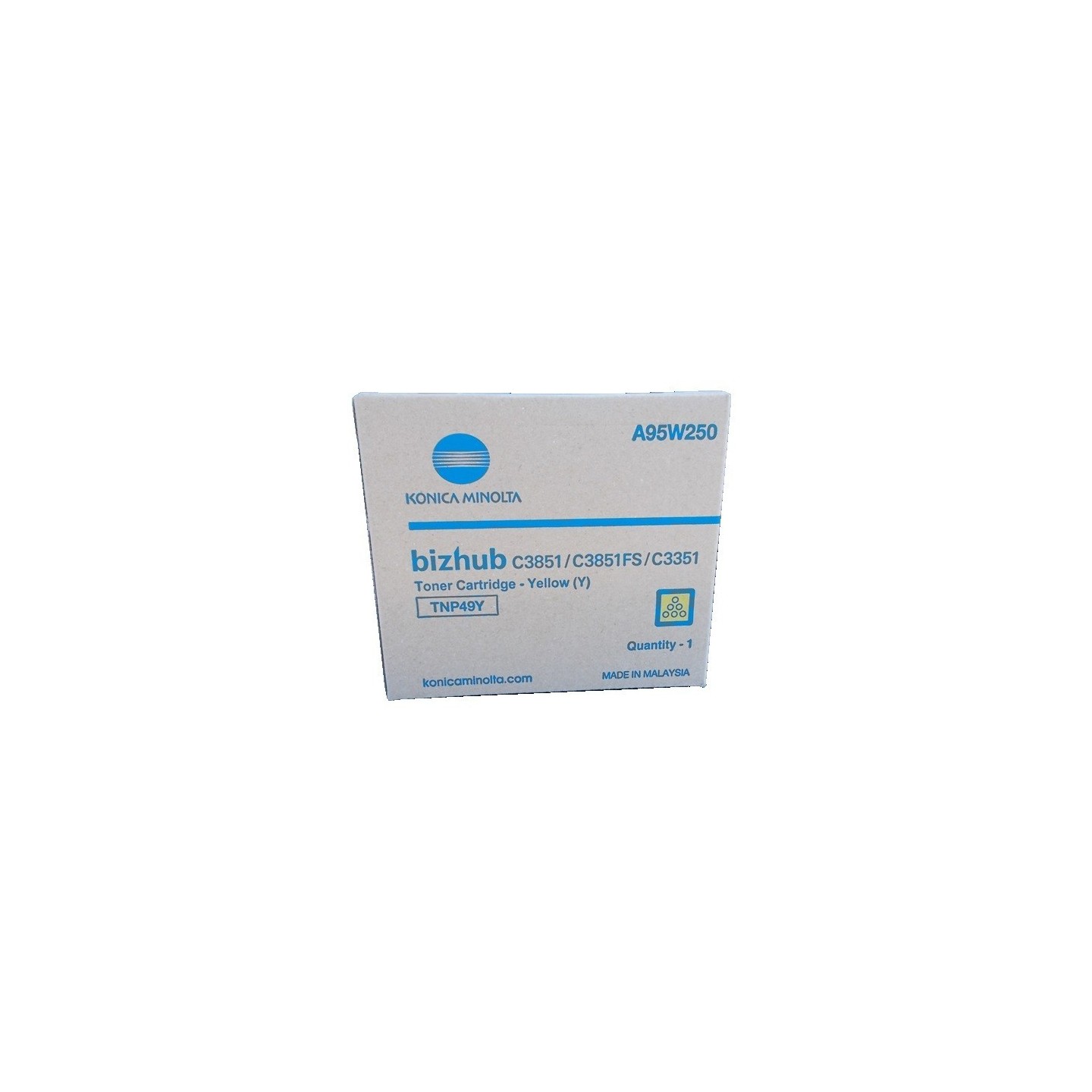 Toner Jaune Konica Minolta Bizhub C3351, C3851 (TNP49Y)
