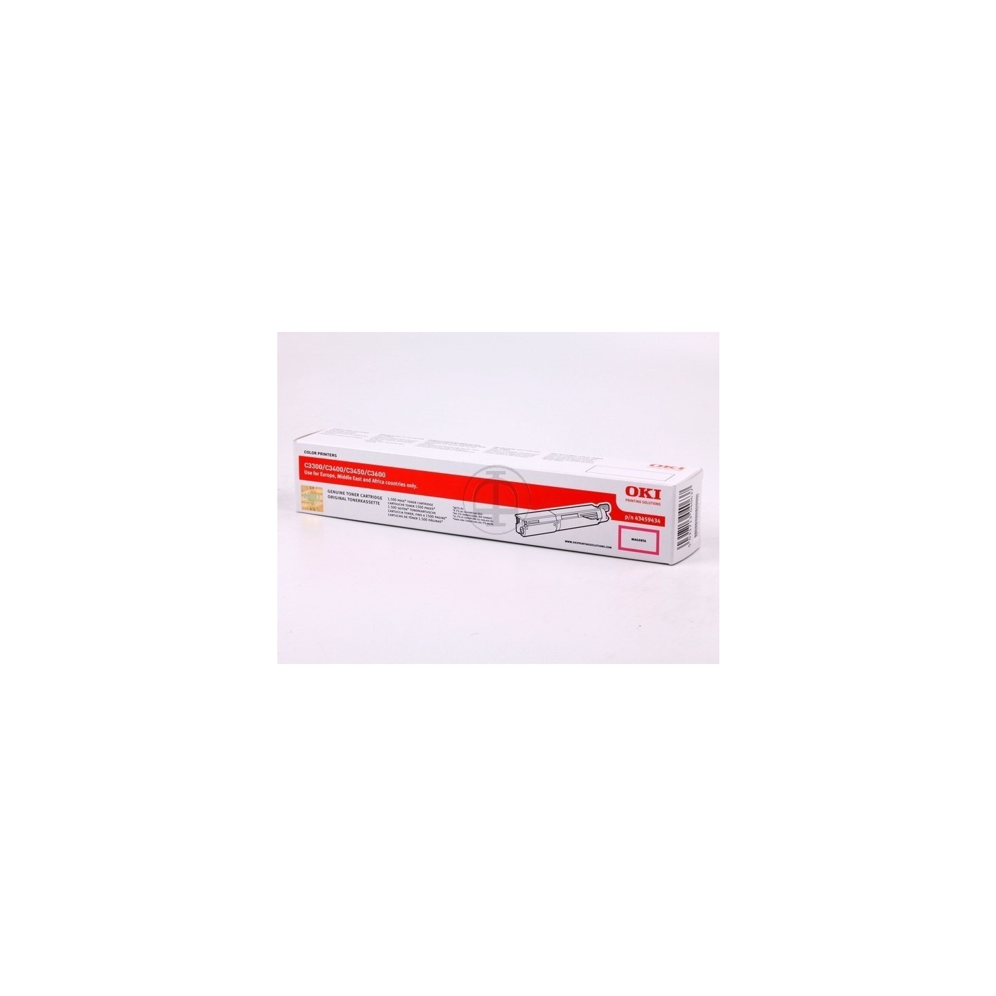 Toner magenta Oki pour C3300/C3400/C3450/C3600 - 1 500 pages