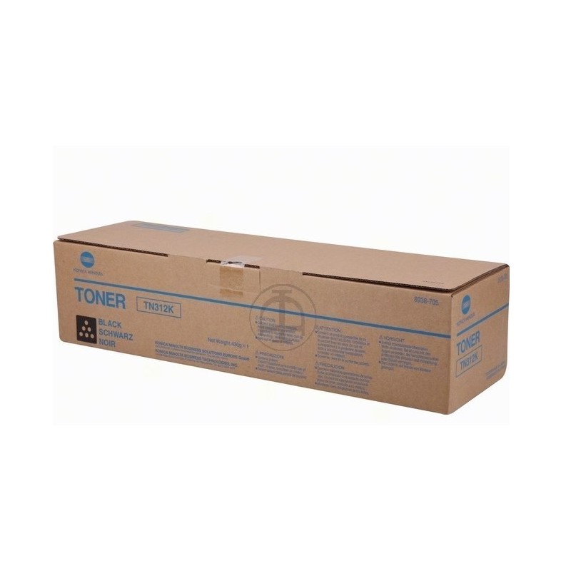 Toner Noir Konica-Minolta Bizhub C300 / C352 (TN312BK), Toner Express : achat en ligne de Toner Noir Konica-Minolta Bizhub C300 