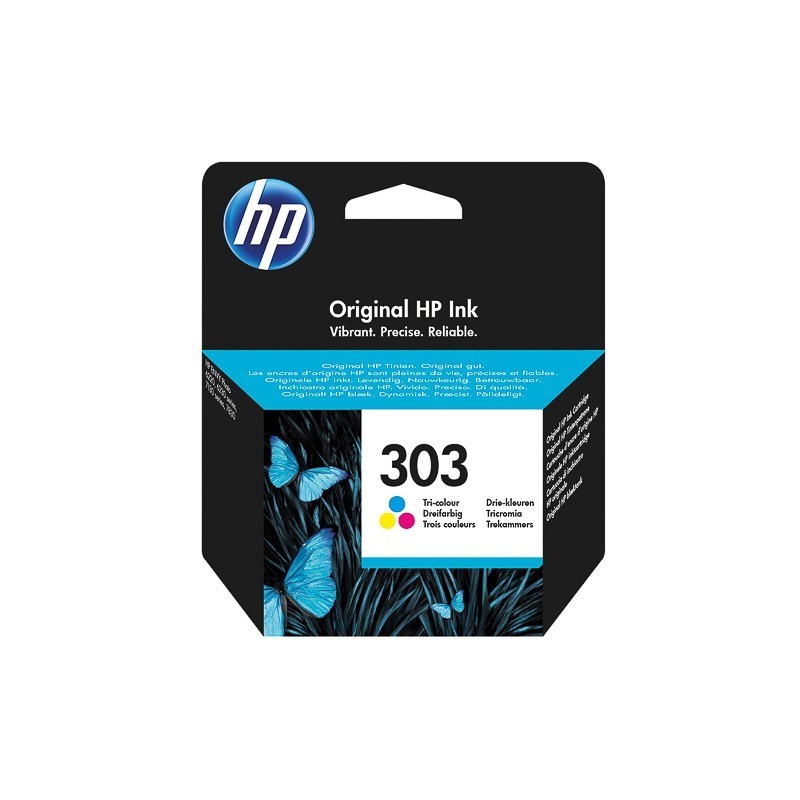 Cartouche d'encre couleur HP pour Envy Photo 6230, 7130, 7830 (N°303)
