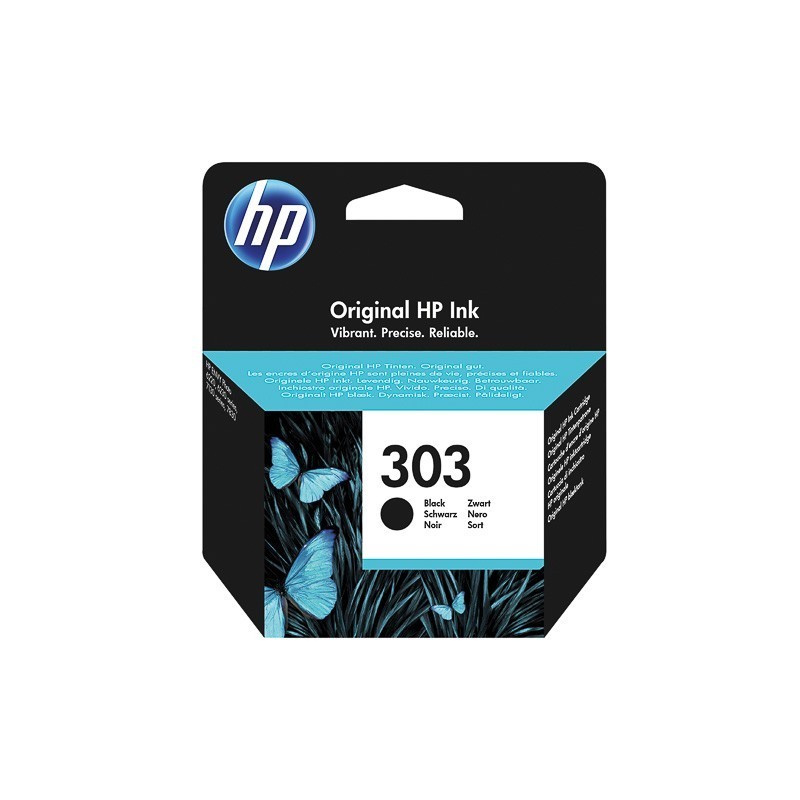Cartouche d'encre noir HP pour Envy Photo 6230, 7130, 7830 (N°303)