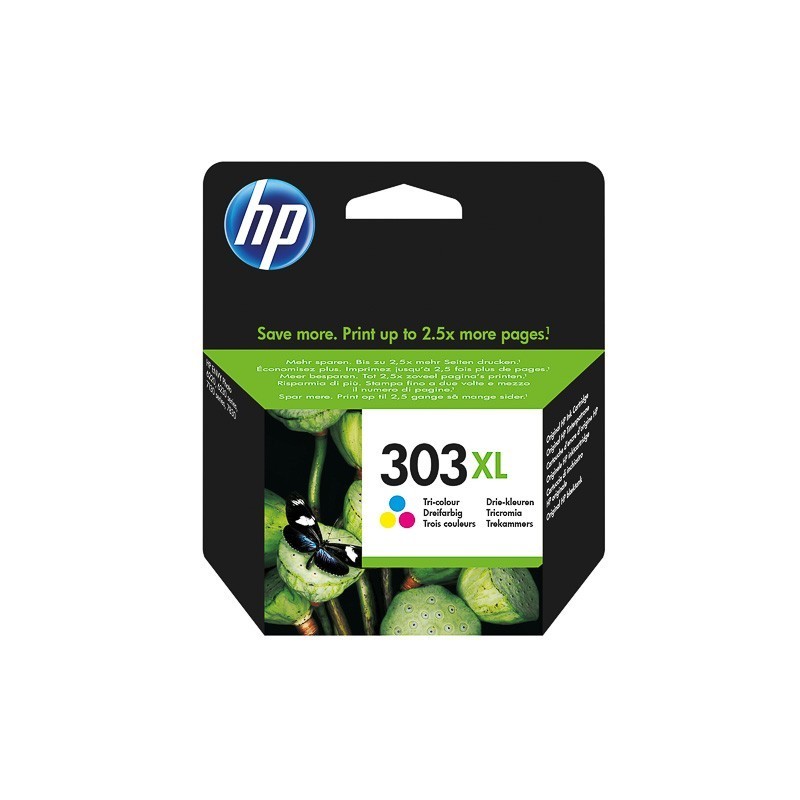 Cartouche d'encre couleur haute capacité HP pour Envy Photo 6230, 7130, 7830 (N°303XL) - 415 pages
