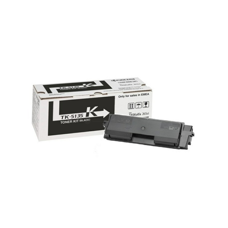 Toner noir Kyocera Mita pour TaskAlfa 265ci/ 266ci (TK-5135K)